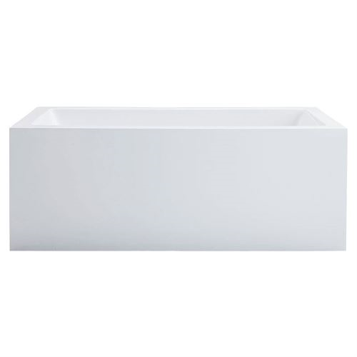 Rechteckwanne Lupor 180x80x49/66 cm Freistehend