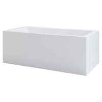 Rechteckwanne Lupor Vorwand VE 190x80x49/66 cm