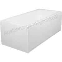 Rechteckwanne Malibu Eco mit Schürzen 190x90x46,5 cm